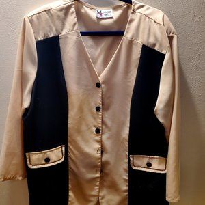 Maggie Sweet Two-Tone Blouse